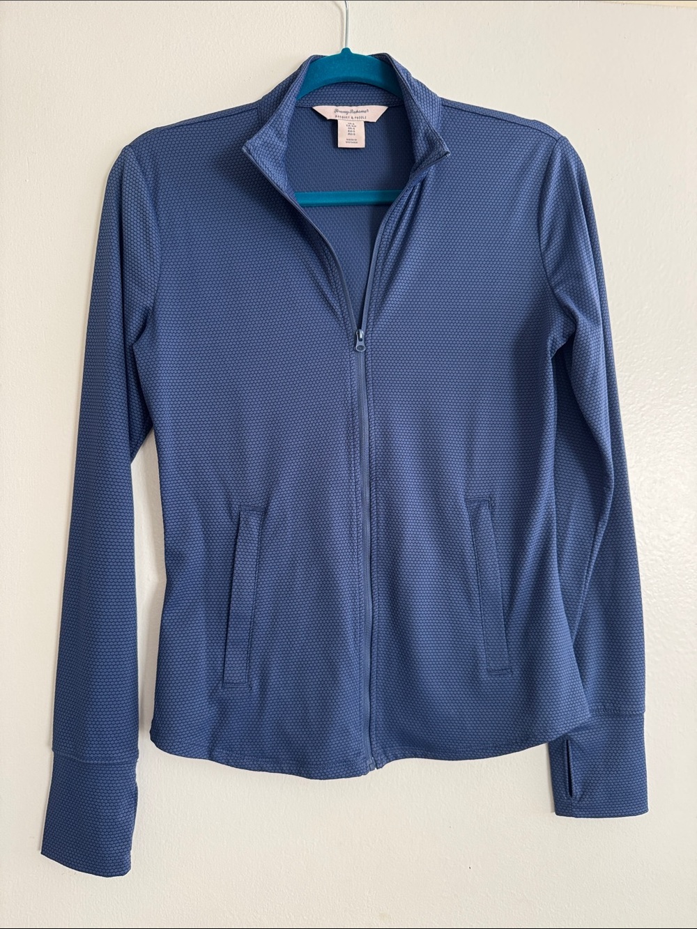 Tommy Bahama Women's Racquet & Paddle Blue Full-Zip Jacket